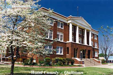 Wood County Courthouse in Quitman, Texas